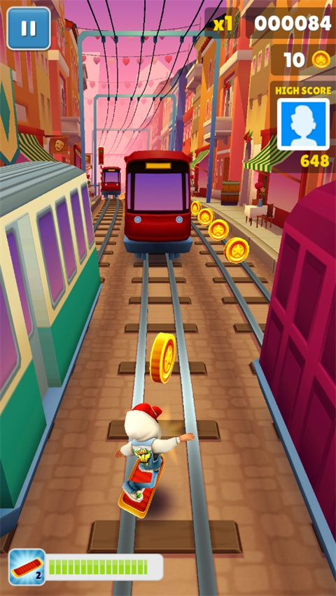 地铁跑酷威尼斯情人节版本