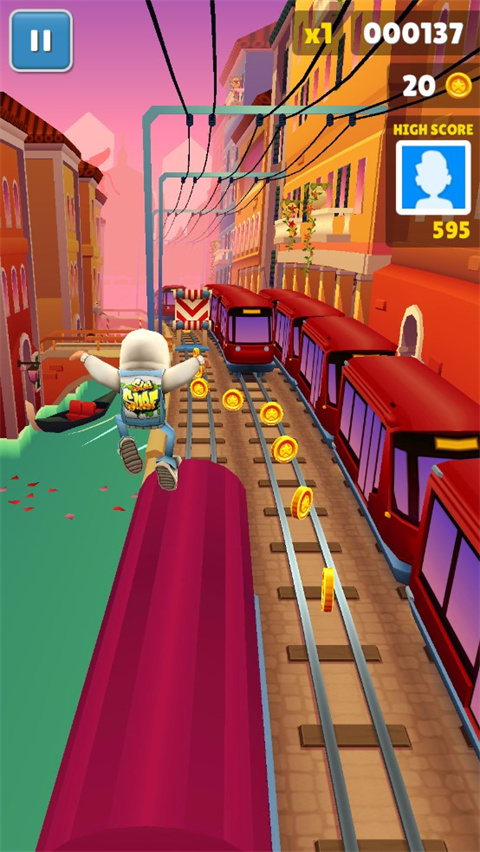 地铁跑酷威尼斯情人节版本