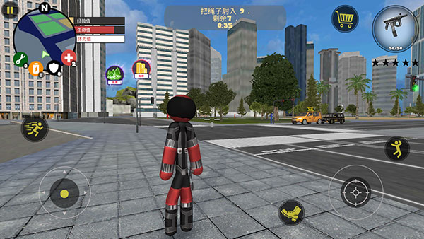 火柴人绳索英雄去广告无敌无限体力600000钻石版