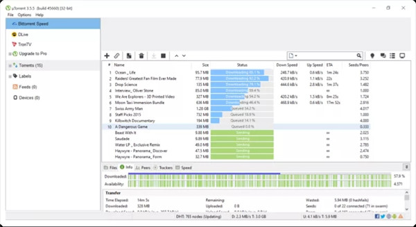 uTorrent中文绿色版