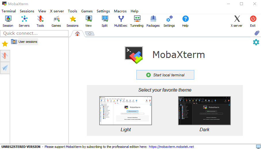 MobaXterm(远程终端控制软件)