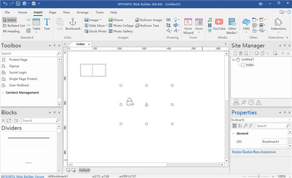 WYSIWYG Web Builder(网页制作软件)