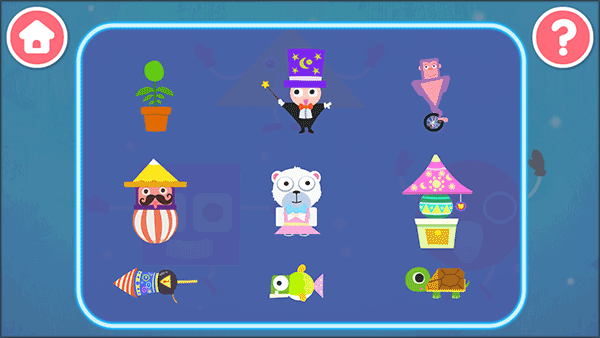 宝宝巴士变形状游戏