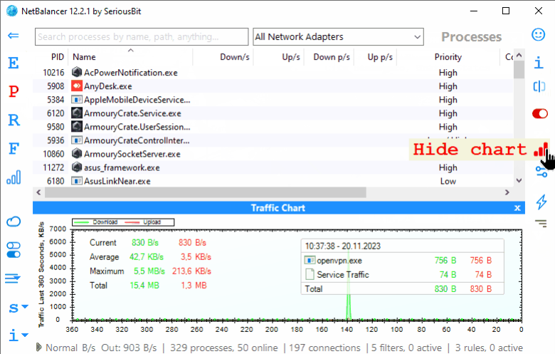 NetBalancer网络监测软件