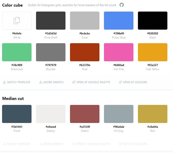 Site Palette(Chrome网页配调色获取插件)