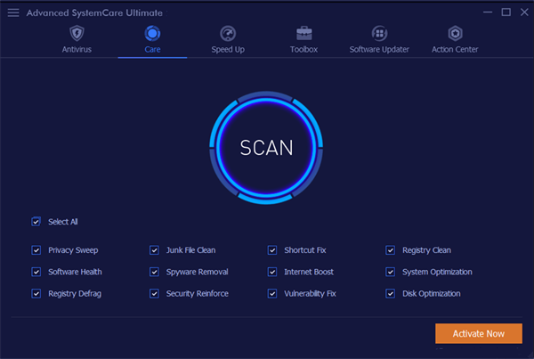 Advanced SystemCare Ultimate系统优化软件