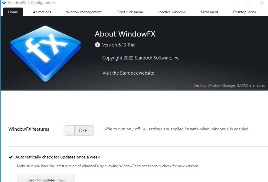 Stardock WindowFX官方版