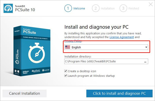TweakBit PCSuite(系统优化工具)