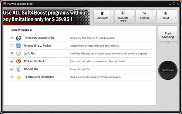 PC Win Booster(深度系统优化软件)