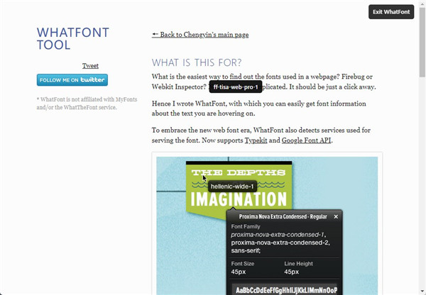 whatfont(网页字体识别插件)