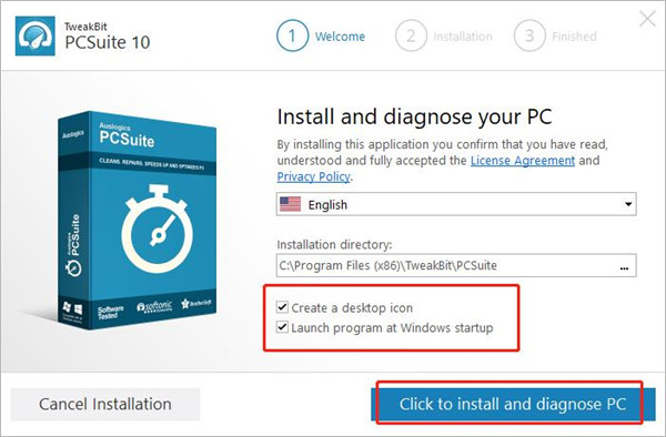 TweakBit PCSuite(系统优化工具)