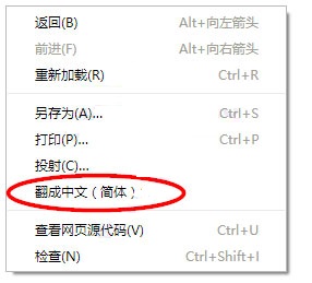 谷歌中文翻译插件