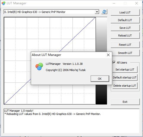 lut manager(屏幕色彩管理工具软件)