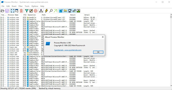 Process Monitor(进程监视软件)