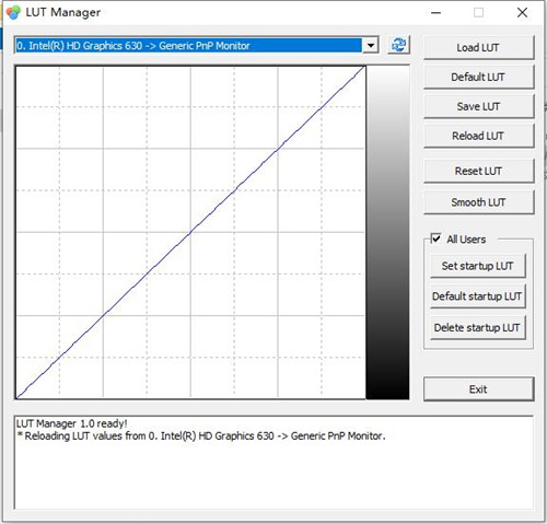 lut manager(屏幕色彩管理工具软件)