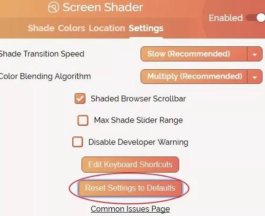 Screen Shader(Chrome调节屏幕色温插件)