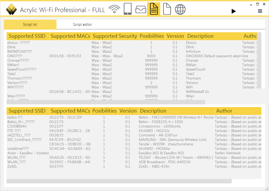 Acrylic WiFi professional(网络检测分析工具)官方版