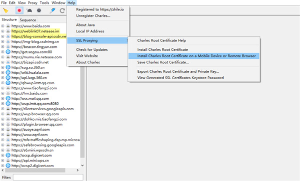 charles Linux客户端