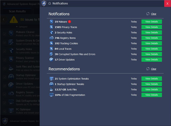 Advanced System Repair Pro(系统清理修复工具)