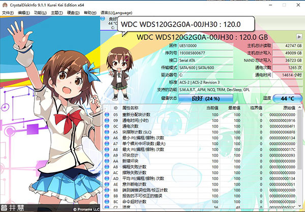 crystaldiskinfo暮井慧版(含23个主题)