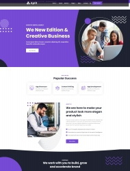 创意营销开发设计公司网站模板 