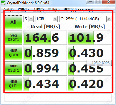 CrystalDiskMark水晶雫版