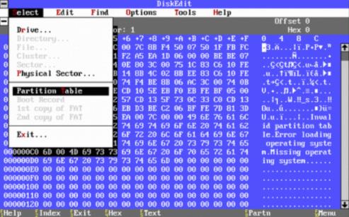 PCTools(DOS硬盘扫描修复工具)