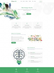 HTML5网页设计服务公司网站模板 