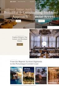 酒店房间预定服务网站模板