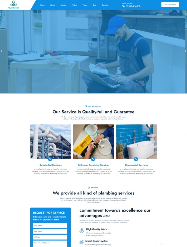 家居专业规划服务公司宣传网站模板