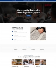 响应式社区教育学习服务网站模板 