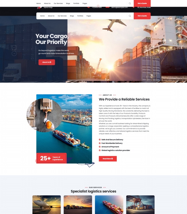 互联网业务服务响应式网站模板