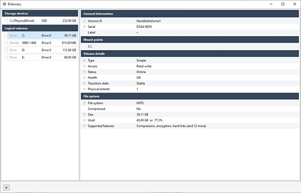Diskovery硬盘数据检测软件