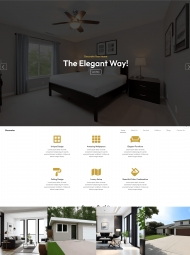 室内装饰设计服务机构网站模板