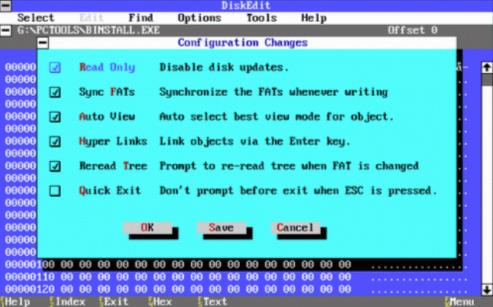 PCTools(DOS硬盘扫描修复工具)