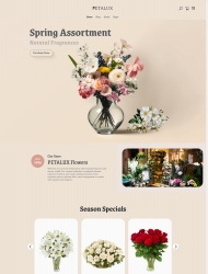 网上鲜花预定折扣商城网站模板
