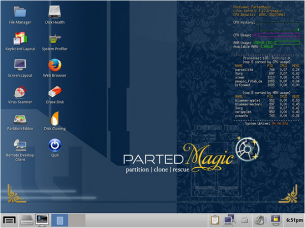 Parted Magic 2021(磁盘工具箱)