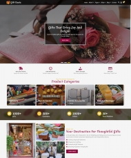 响应式礼品在线商城网站模板