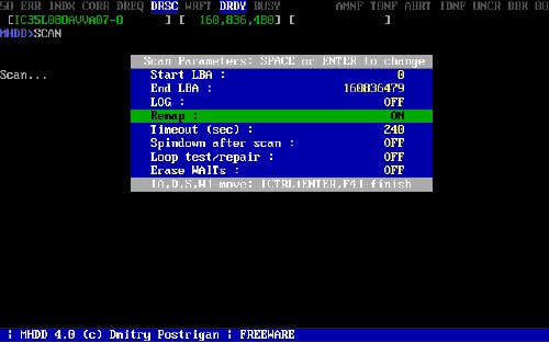 坏道专修mhdd硬盘版中文版