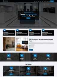 地板安装服务公司宣传网站模板