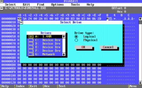 PCTools(DOS硬盘扫描修复工具)