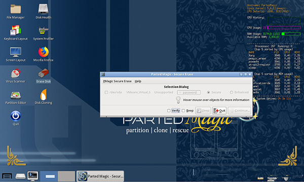 Parted Magic 2021(磁盘工具箱)