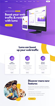 SEO软件营销官网网站模板
