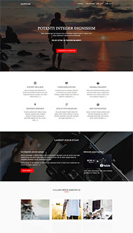 日出日落摄影网站模板