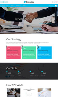 网络营销公司HTML5模板
