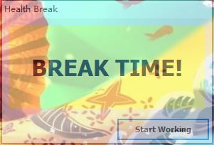 Health Break(桌面休息提醒工具)