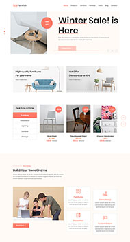 家具办公桌椅企业官网模板