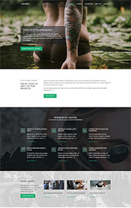 野外游泳爱好者网站模板