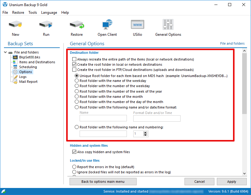 uranium backup 9(数据备份工具)