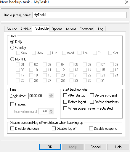 Auto Backup Software(自动备份软件)
